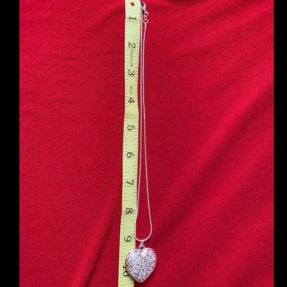 925 Sterling Silver Flowery Heart jewelry set - Picture 6 of 10